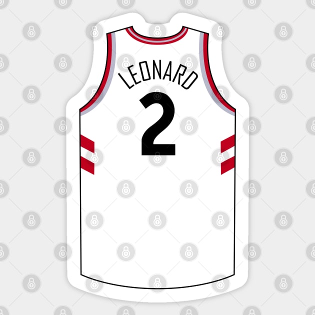 Kawhi Leonard Toronto Jersey Qiangy Sticker by qiangdade